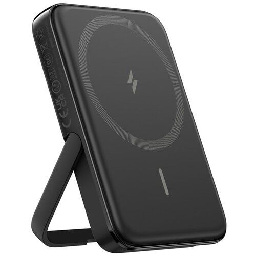 Anker 322 MagGo 5000mAh magnetni brezžični powerbank s stojalom, črn Slike
