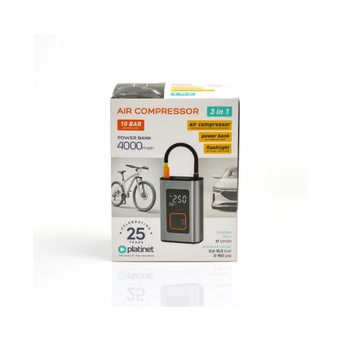 Platinet power bank pl PTC22 4000 mah 20W kompresor Slike