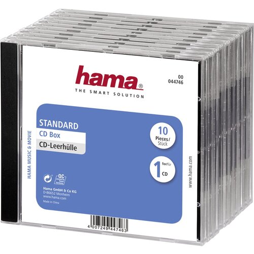 Hama 1x10 CD Jewel Case 44746 Slike