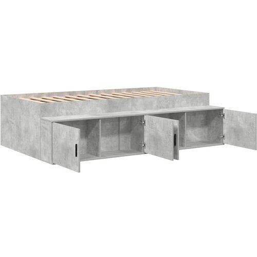  Krevetna konstrukcija s ladicama Betonski sivi 80 x 200 cm Slike