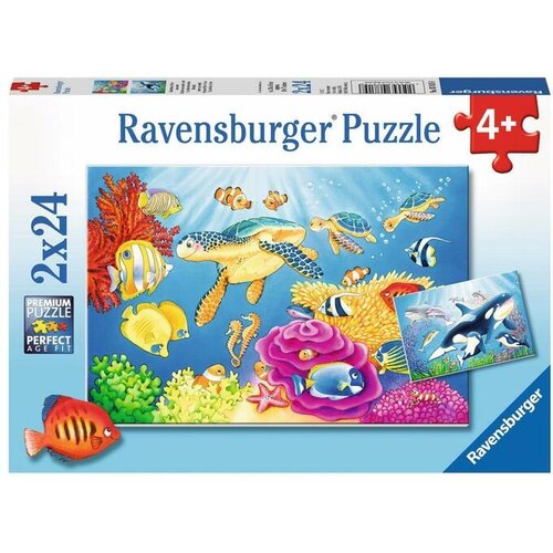 Ravensburger 2x24 delna sestavljanka Morske vragolije 078158 Cene