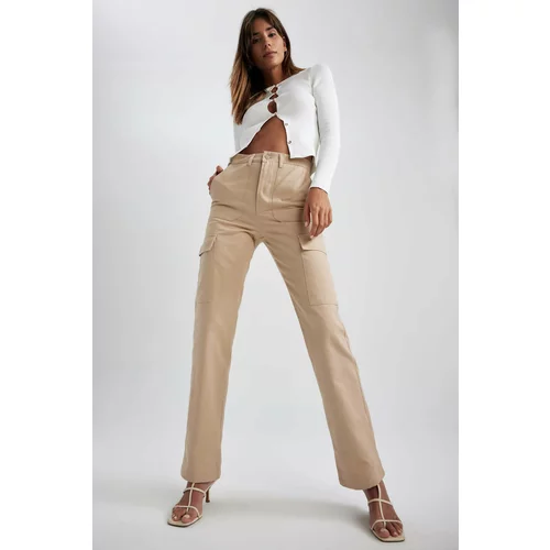 Defacto Straight Fit Gabardine Trousers