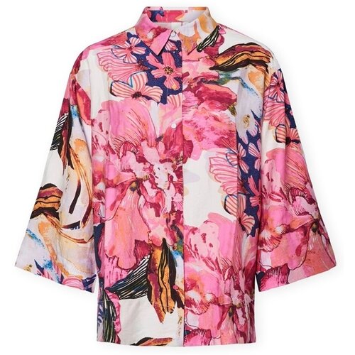 Y.a.s Topi &amp;amp; Bluze YAS Delphi Shirt - Sachet Pink/Delphi Rožnata Slike