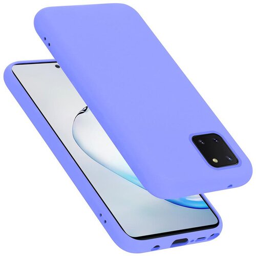 Cadorabo Ohi&amp;scaron;je, združljiv s Samsungom v tekoči lahki vijolični barvi - za&amp;scaron;čitni pokrov iz fleksibilnega silikona TPU, (20586041) Slike