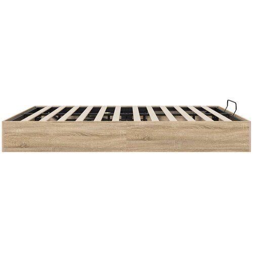  Otomanski krevet s pohranom Sonoma hrast 203 x 160 x 25 cm Slike
