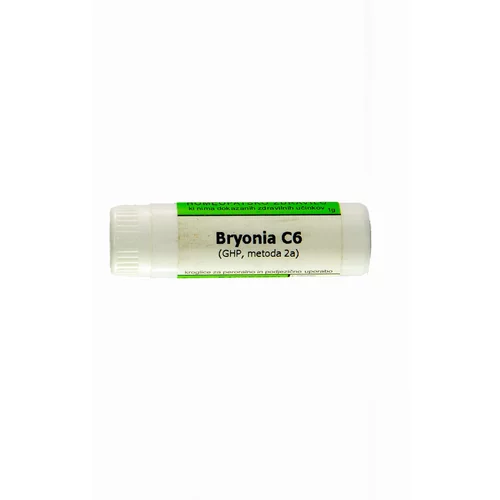  Bryonia C6, homeopatske kroglice