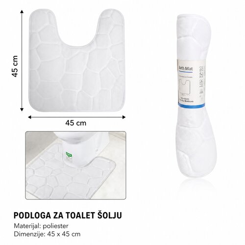 KMT Podloga za wc &scaron;olju, Bela Cene