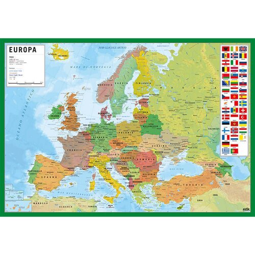 Grupo &Scaron;OLSKI VADE ZEMLJEVID EVROPE, (20871624) Cene