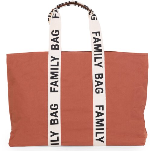 Childhome Family Bag Canvas Terracotta potovalna torba 55 x 40 x 18 cm 1 kos Slike