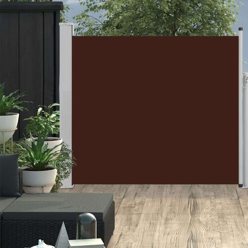  Zložljiva stranska tenda za teraso 100x300 cm rjava, (20610041) Cene