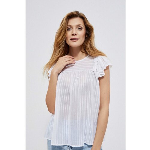 Moodo Shirt blouse with a frill Slike