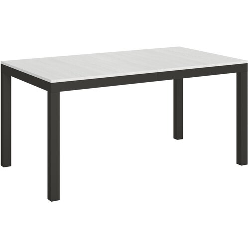 Itamoby &amp;nbsp; Everyday Evolution (90x160/420 cm) - bela, barva nog: antracit - raztegljiva jedilna miza, (20841795) Slike