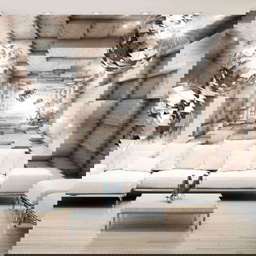  Tapeta - In A Wooden Tunnel 200x140 Slike