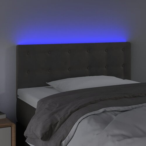  LED uzglavlje tamnosivo 100x5x78/88 cm bar&amp;scaron;unasto Slike