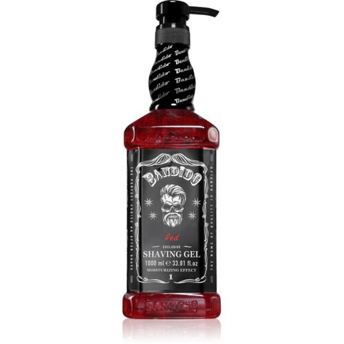BANDIDO Shaving Gel gel za britje odtenek Red 1000 ml Cene