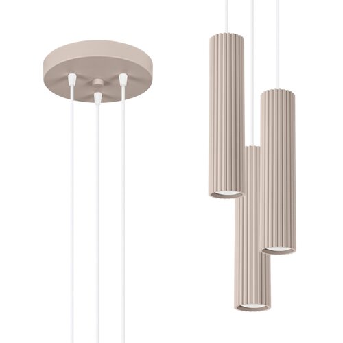  Brilagi - LED luster na sajli CRESTO 3xGU10/10W/230V taupe Slike