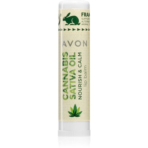 Avon Cannabis Sativa Oil Nourish & Calm balzam za usne s uljem kanabisa 4,5 g Cijene