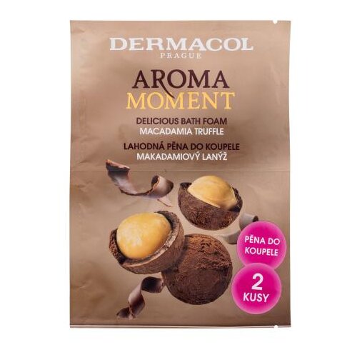 Dermacol Aroma Moment Macadamia Truffle pena za kopel z vonjem tartufov makadamije 2x15 ml unisex Cene