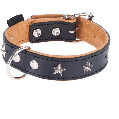 Heim usnjena ovratnica Stars - Velikost 60: 45 - 55 cm obseg vratu Cene