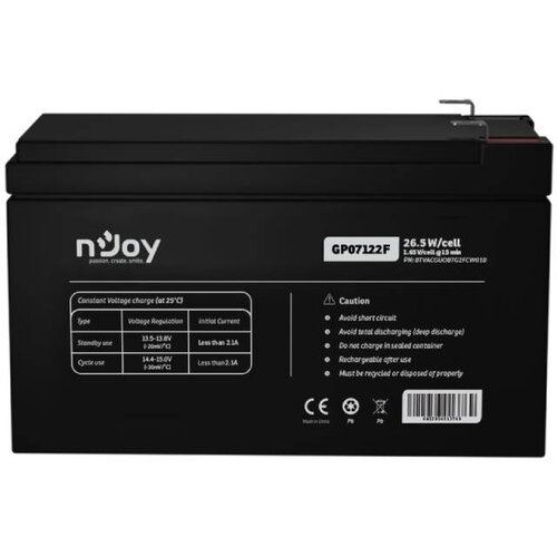 Njoy GP07122F baterija za ups 12V 7Ah (BTVACGUOBTG2FCW01B) Slike