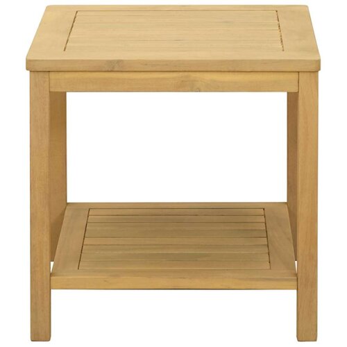  Bocni stol Prirodna nafta 45 x 45 x 45 cm Čvrsto drvo akacije - 45 x 45 x 45 cm Svijetli bagrem Slike