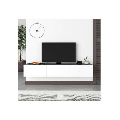 Hanah home Hanah Kućna TV komoda Francy 180, 180x30x30 cm, Bijela Slike