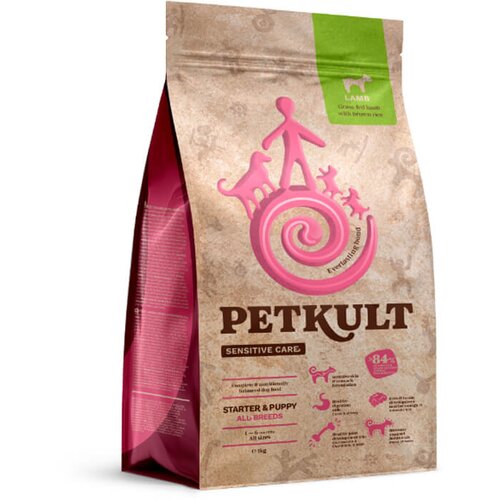 Petkult sensitive care starter & puppy - jagnjetina 1 kg Cene