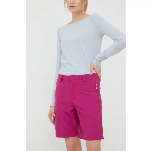 Viking Kratke outdoor hlače Sumatra za žene, boja: ružičasta, glatki materijal, visoki struk