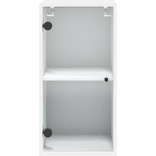  Zidni ormarić sa staklenim vratima bijeli 35 x 37 x 68,5 cm Slike