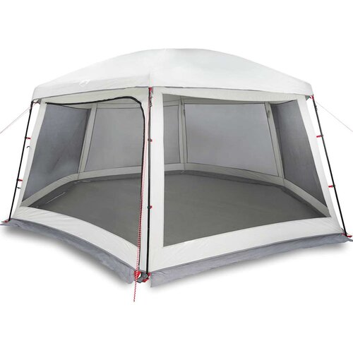  &amp;Scaron;ator za bazen s uklonjivim letvicama i mrežastim stjenkama Siva 618 x 532 cm Slike