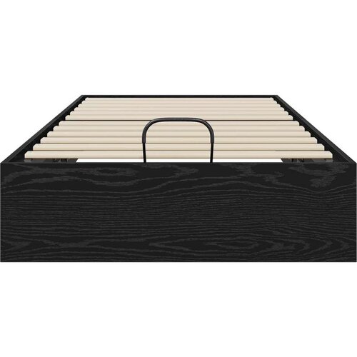 Otoman krevet Crni hrast 193 x 120 x 25 cm Iverica - Crni hrast 90 x 200 cm Slike