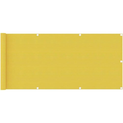 Balkonski zastor žuti 75 x 400 cm HDPE Slike