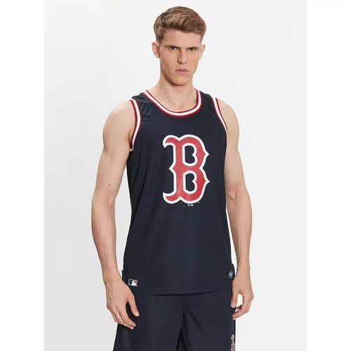 47 Brand Majica brez rokavov Boston Red Sox 47 Grafton Tank Mornarsko modra Regular Fit