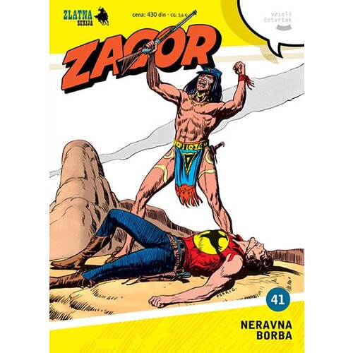 Veseli četvrtak Grupa autora - Zlatna serija 41: Zagor, korica A Cene