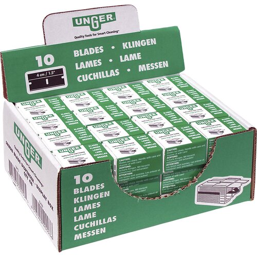 UNGER Nadomestno rezilo, za varnostno strgalo ErgoTec&amp;reg;, DE 10 kosi, 40 mm, od 5 DE Slike