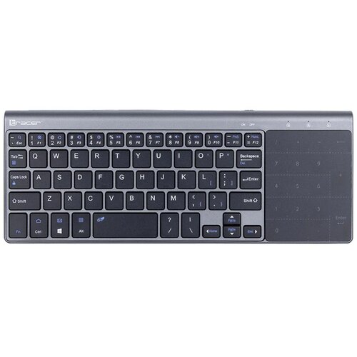Tracer Tastatura sa touchpad-om, bežična - EXPERT RF 2, 4 GHZ, Siva Cijene