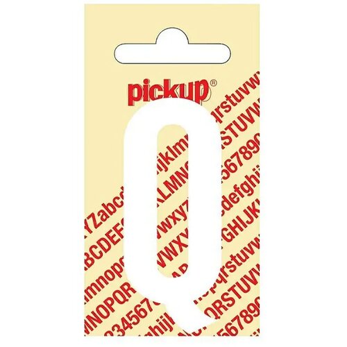  Nalepka Pickup (Motiv: Q, bele barve, višina: 60 mm) Cene