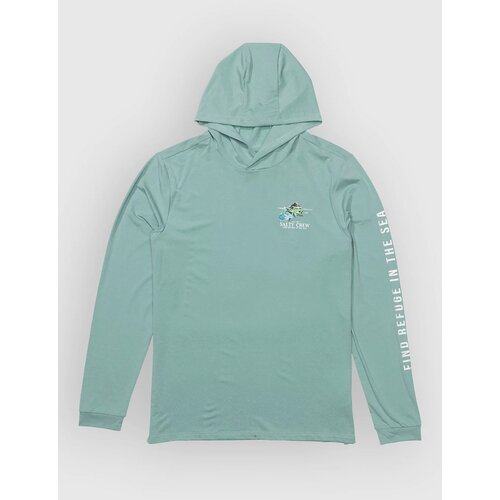 Salty Crew Surface Hood Sunshirt Longsleeve Lycra seaside heather Cene