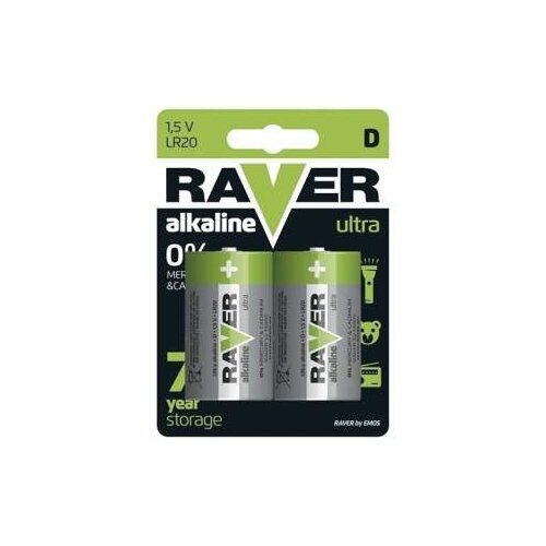 Emos BATERIJA RAVER ALKALINE LR20-B2 B7941 Cijene