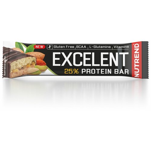 Nutrend excelent protein bar (gluten free) 85g almond + pistachio with pistachios Slike