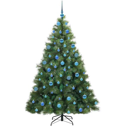  Umjetno božićno drvce s stalakom Zelena 180 cm PE i PVC 109 x 109 x 180 cm Slike