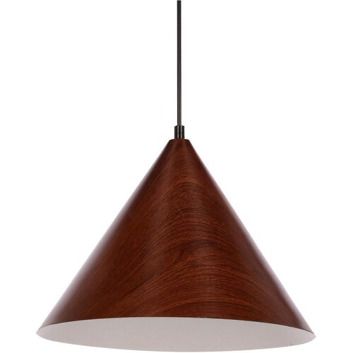Candellux Lighting temno rjava viseča svetilka s kovinskim senčnikom &amp;oslash; 32 cm dunca Slike