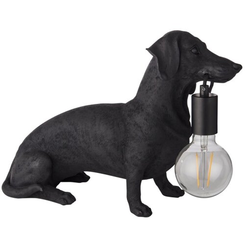  Endon 101188 - Stona lampa DACHSHUND 1xE27/10W/230V crna Slike