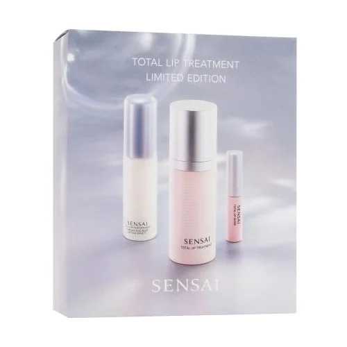 Sensai Expert Items Total Lip Treatment set: krema za usne Total Lip Treatment 15 ml + krema za vrat i dekolte Cellular Performance Throat & Bust Lifting Effect 19 ml + sjajilo za usne Total Lip Gloss 2,4 ml