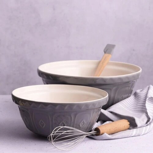 Mason Cash Siva lončena skleda &amp;oslash; 24 cm &amp;ndash; Slike