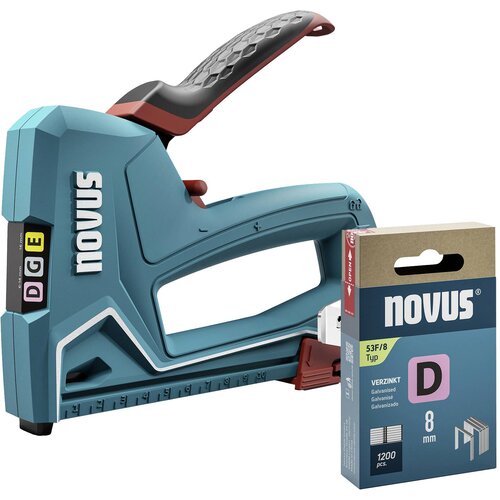 Novus Ročni spenjalnik Tools J-51 set + 1200 ploščatih žičnih sponk - profesionalni spenjalnik za pritrjevanje folij in okrasnih trakov - dolžina sponk 6 - 14 mm in žeblji 16 mm Tools, (21507353) Cene