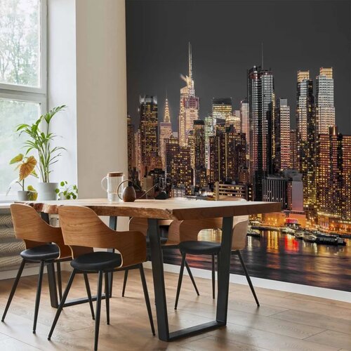  Foto tapeta - NYC: Twilight 150x105 Vodootporna Slike