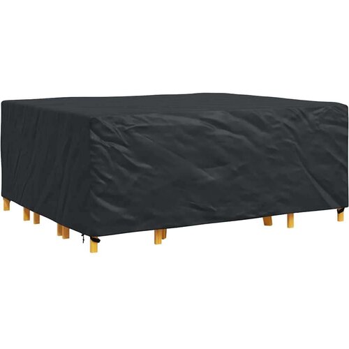 VidaXL Navlaka za vanjski namje&amp;scaron;taj Crna 250 x 210 x 70 cm 210D Slike