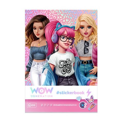 Wow Generation deluxe modna knjiga sa stikerima ( 1041040 ) Cene