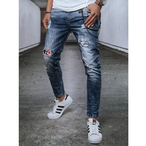 DStreet Men's denim blue jeans UX3721 Slike